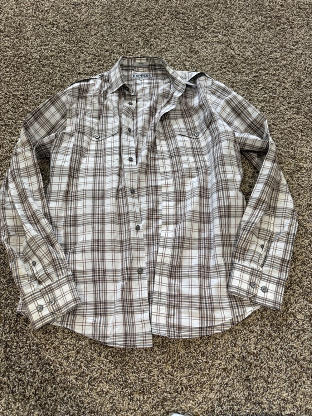 Express button up long sleeve